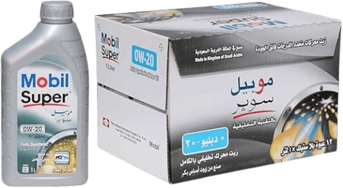 زيت محرك موبيل سوبر 0W20 كرتون